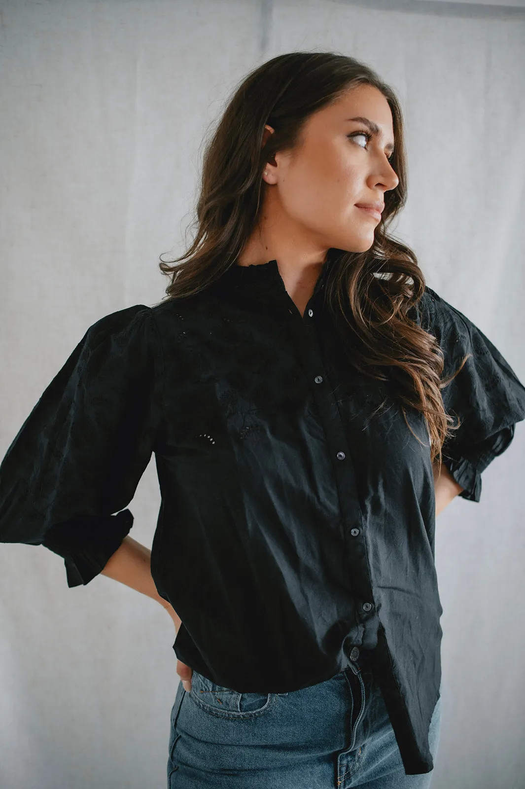 The Kilja Blouse by Part Two - Black