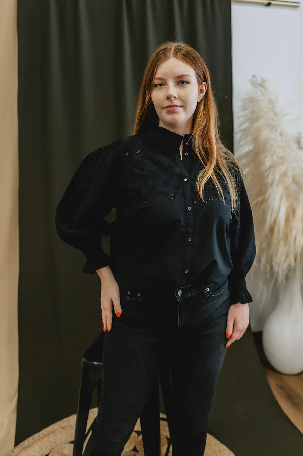 The Kilja Blouse by Part Two - Black