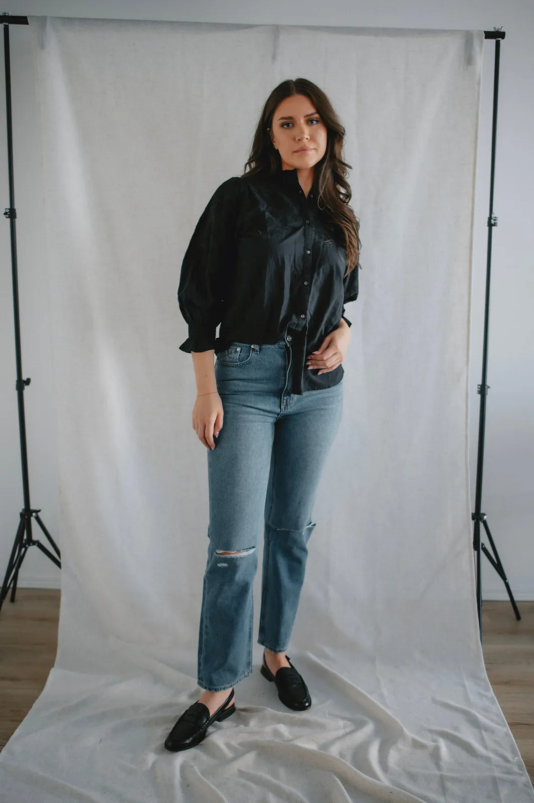 The Kilja Blouse by Part Two - Black