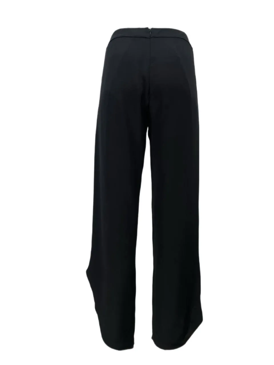 TOTEME Women's Black Toulon Wide Leg Trousers #1415 S NWT