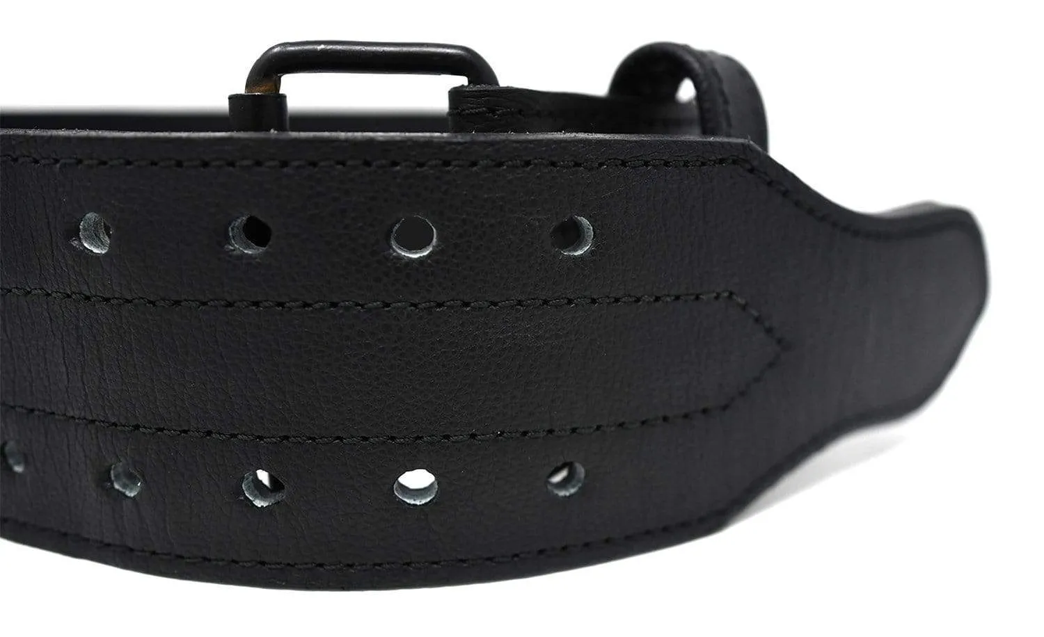 TUFF 10mm Double Prong Leather Weight Belt