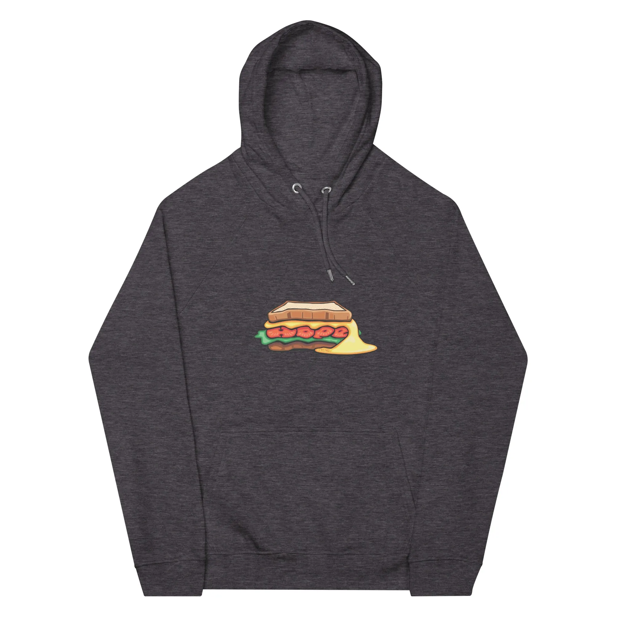 Unisex Eco "Hope Sammich" Raglan Hoodie