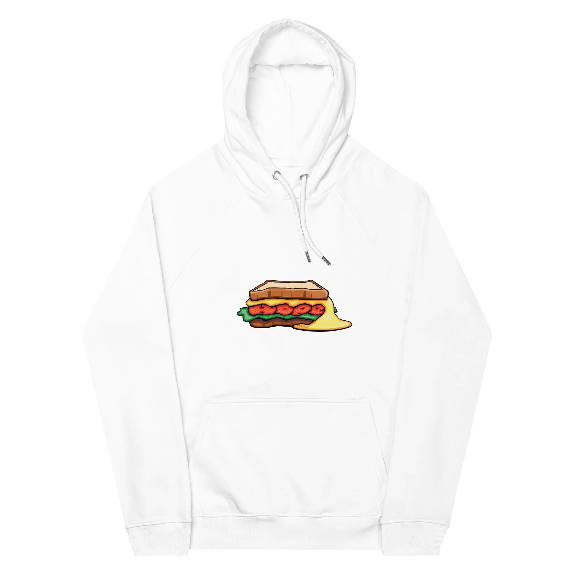 Unisex Eco "Hope Sammich" Raglan Hoodie