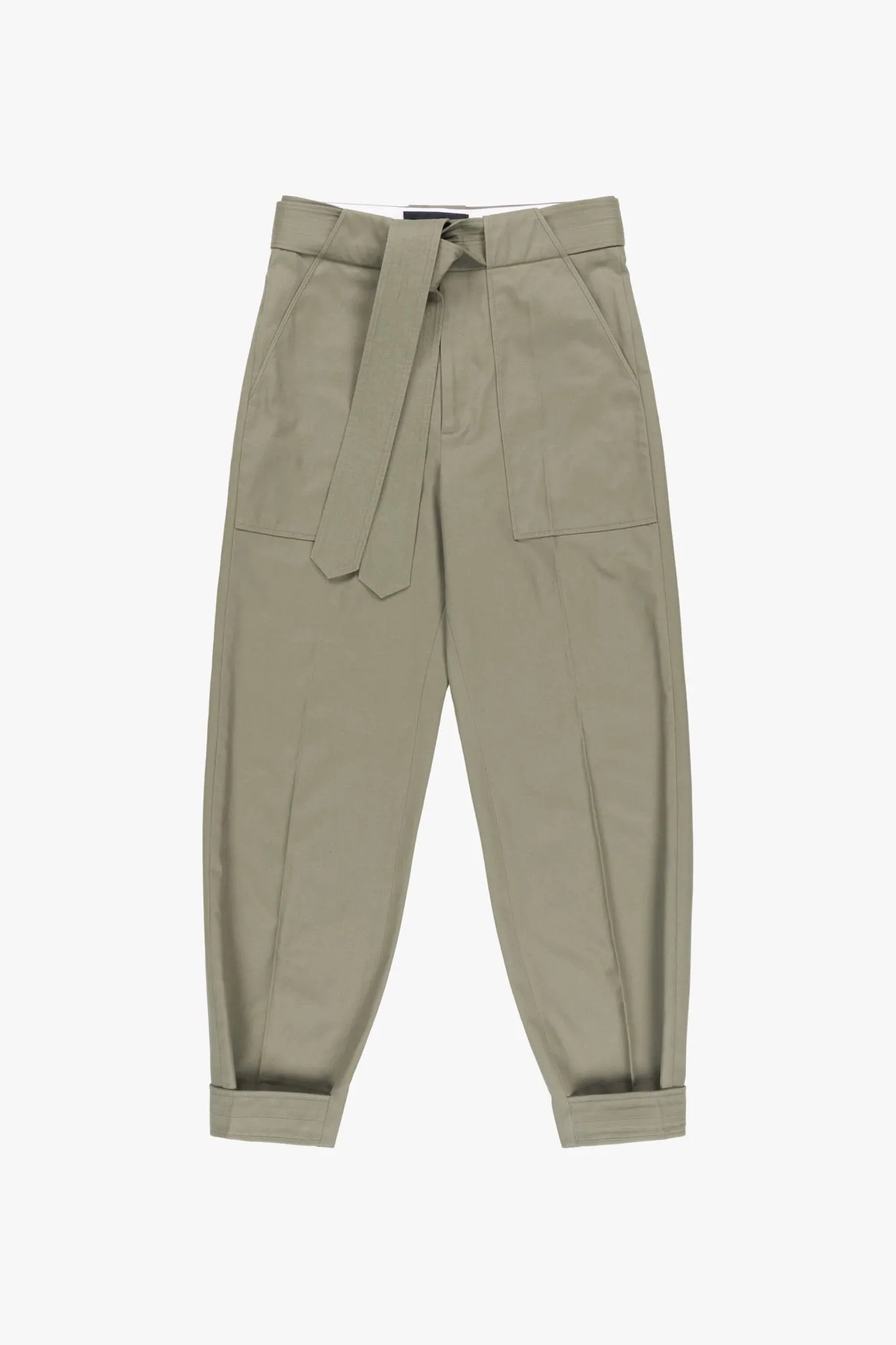 Utility Tapered Trouser - Olive Green