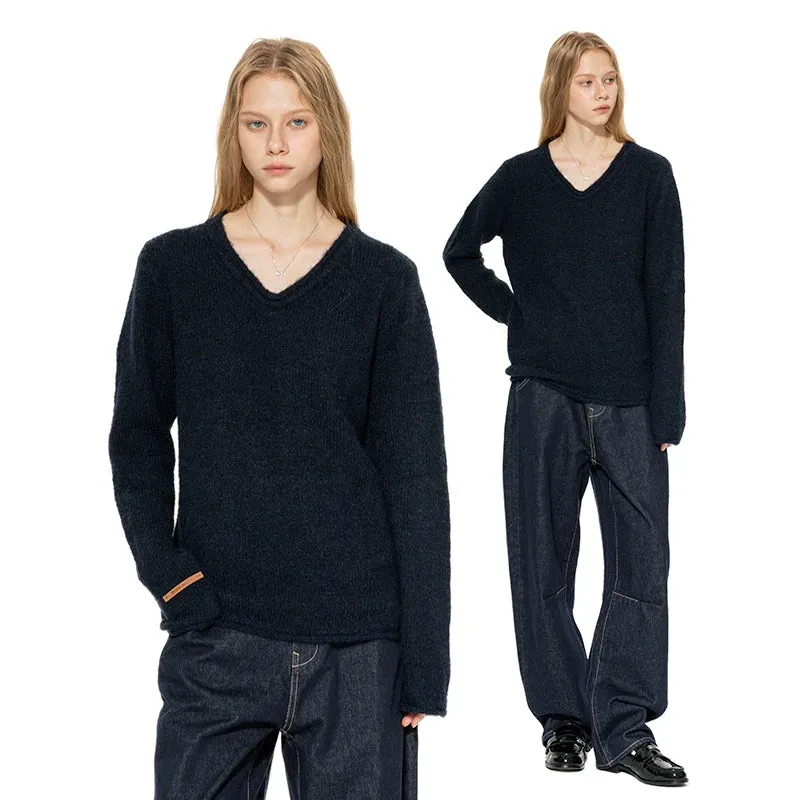 V-neck Knit Sweater