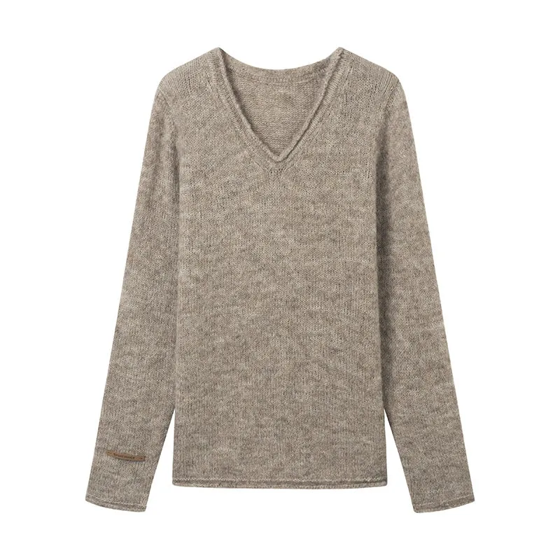V-neck Knit Sweater