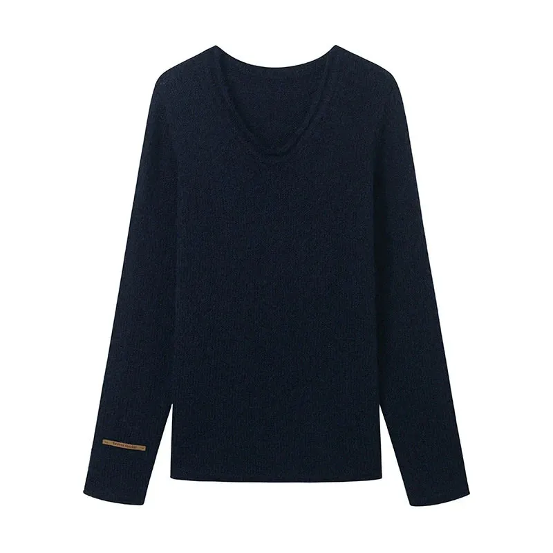 V-neck Knit Sweater