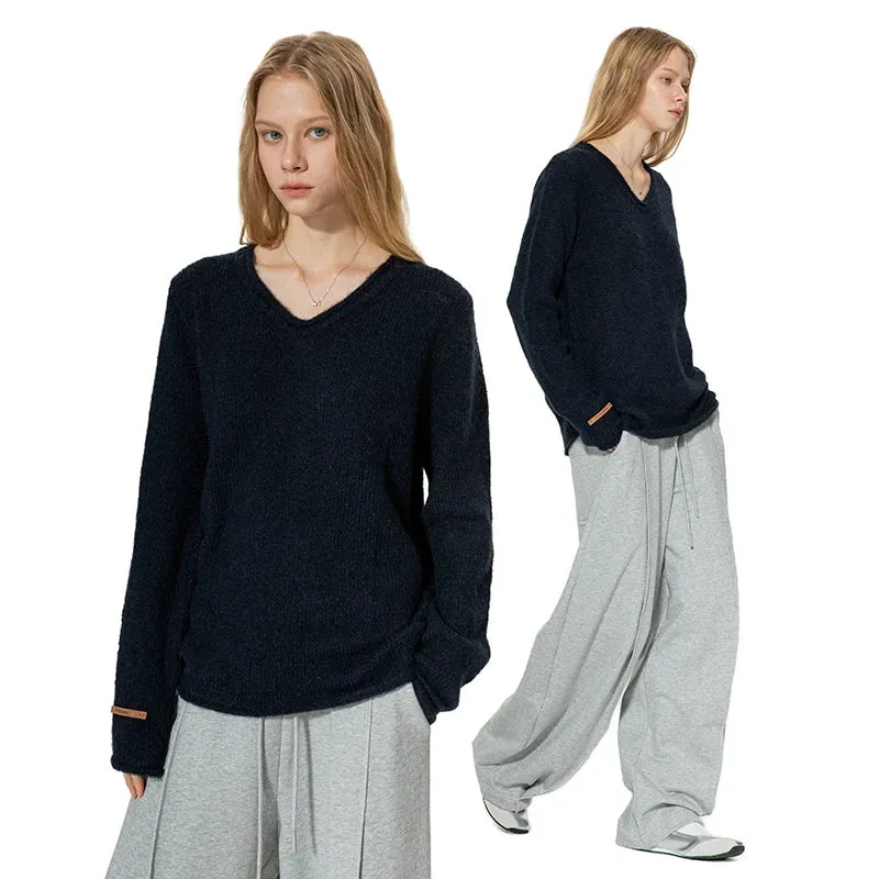 V-neck Knit Sweater