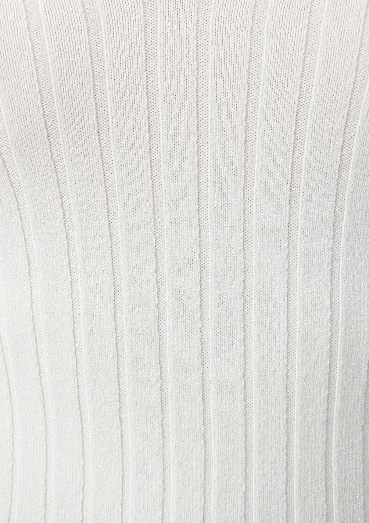 V Neck Off White Sweater