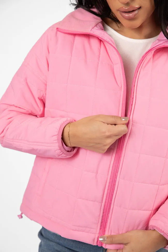 Vail Valley Pink Lightweight Puffer Jacket FINAL SALE
