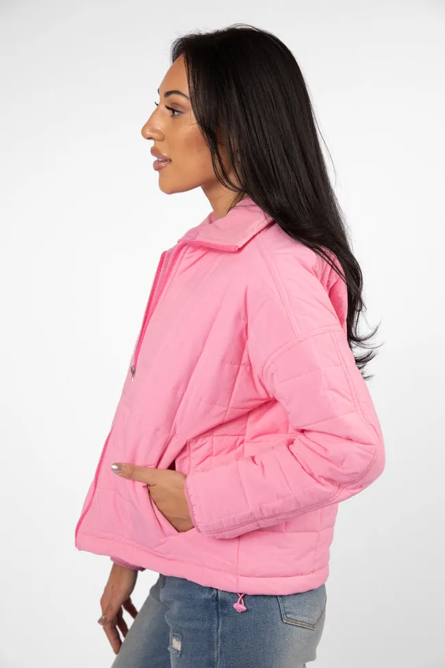 Vail Valley Pink Lightweight Puffer Jacket FINAL SALE