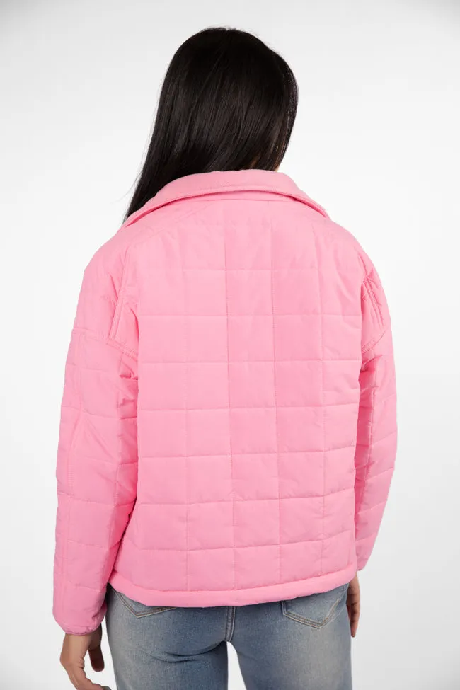 Vail Valley Pink Lightweight Puffer Jacket FINAL SALE