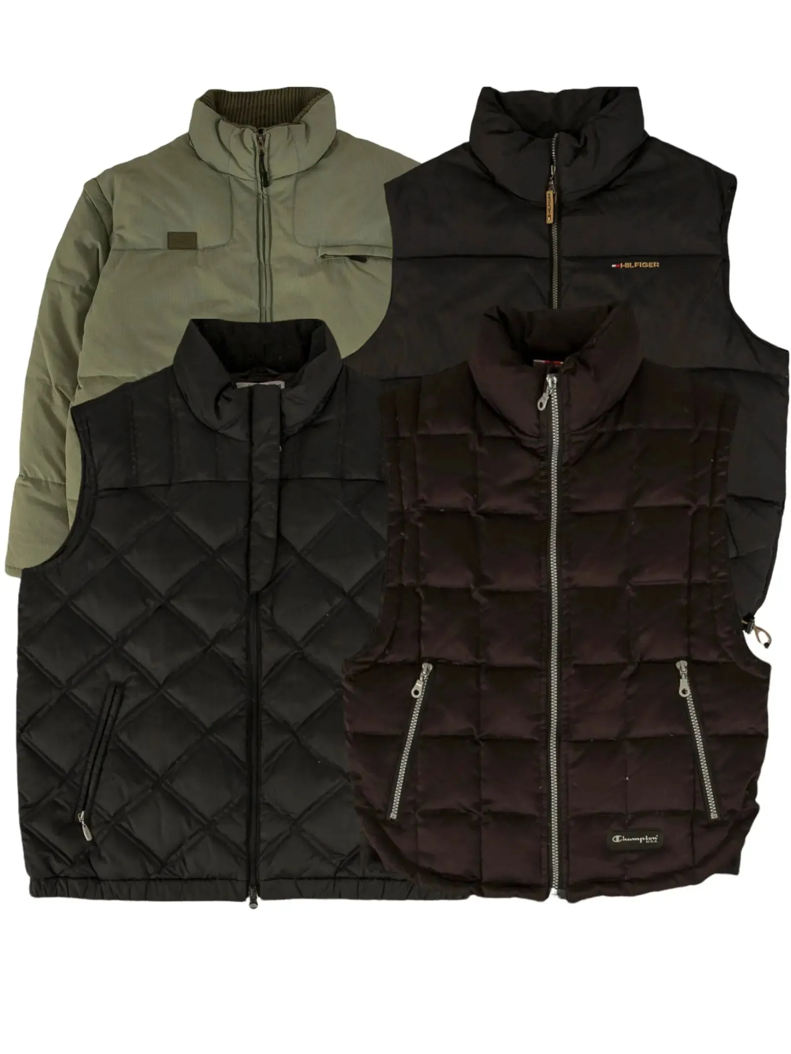 VINTAGE BRANDED PUFFER JACKETS