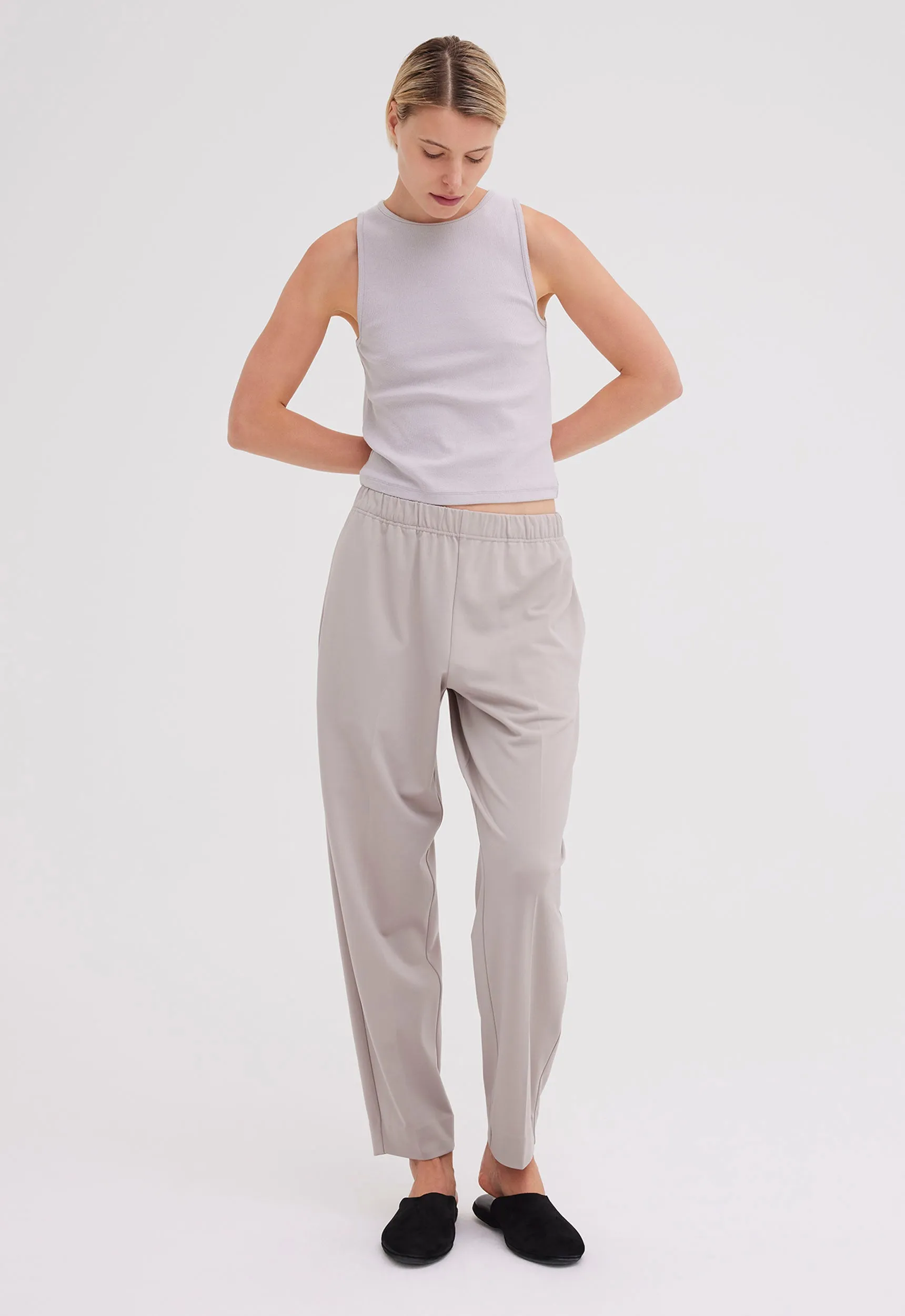 Wells Elasticated Pant - Dark Washi Neutral
