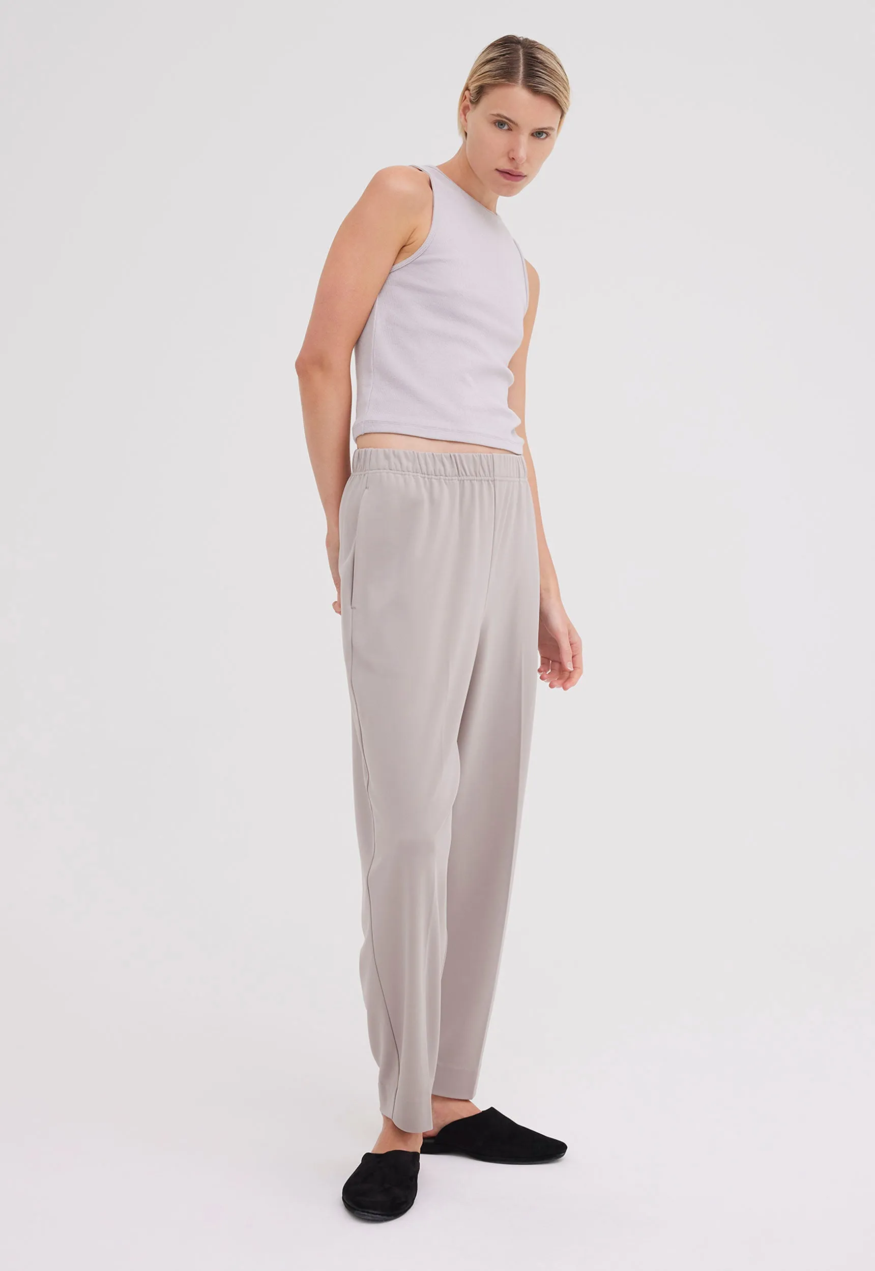 Wells Elasticated Pant - Dark Washi Neutral