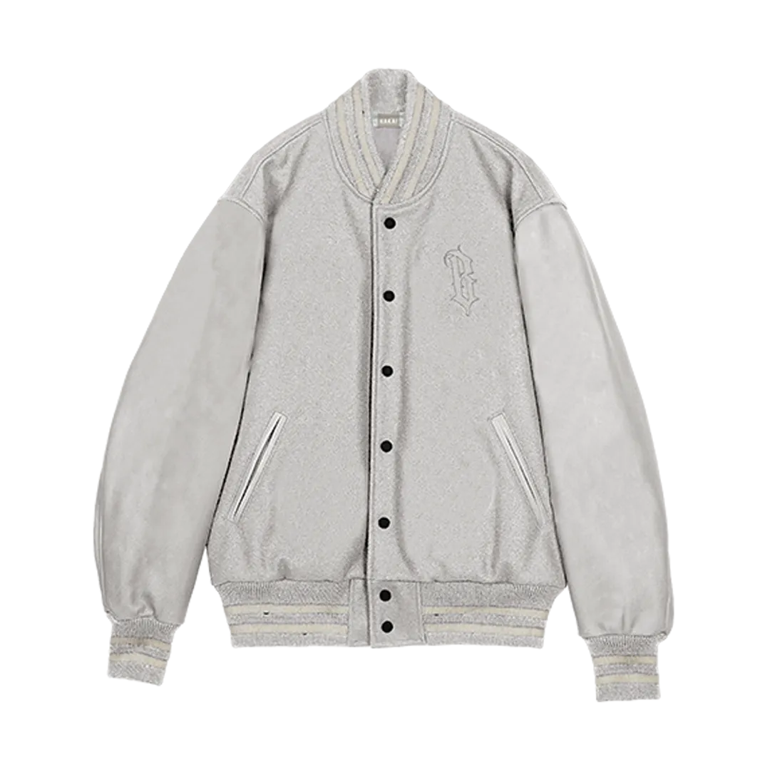 White R Varsity Jacket