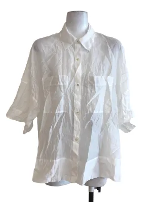 White Translucent Blouse LB