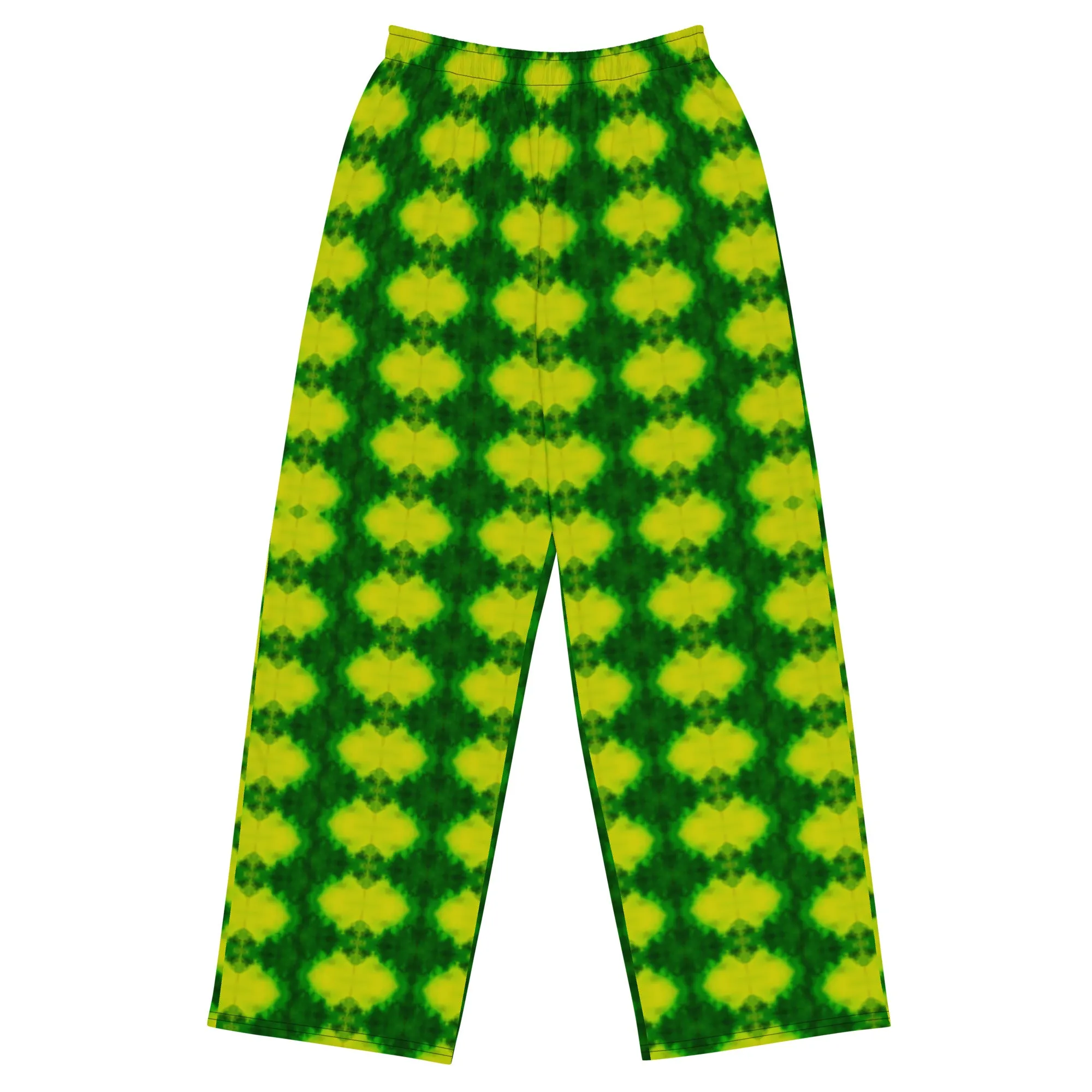 Wide-leg Pants (Unisex)(Purely Jade Light) RJSTHw2022 RJS
