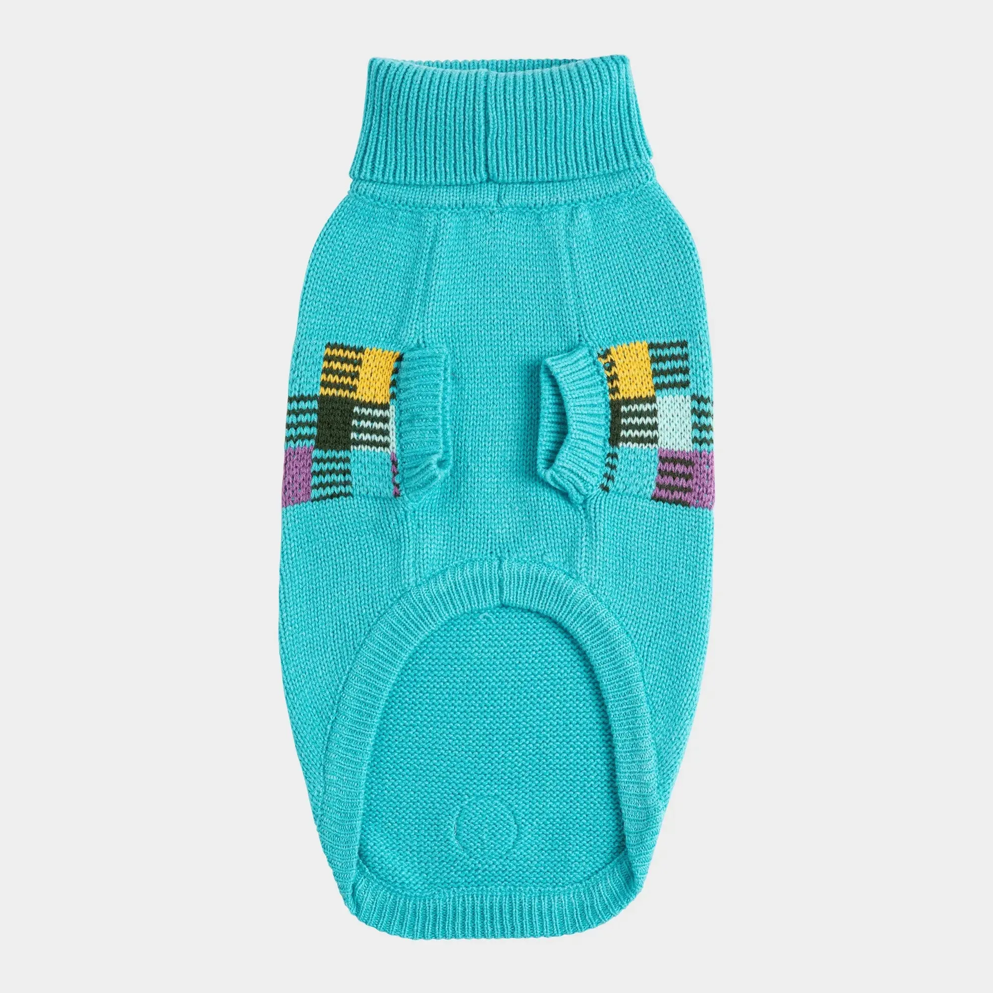 Winter Sailor Dog Sweater | Aqua