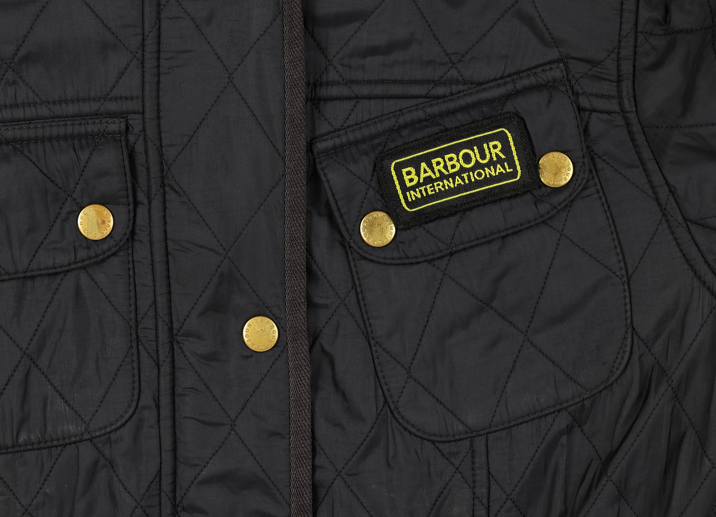 Women's Barbour International Quilted Jacket - Blue - Women's M