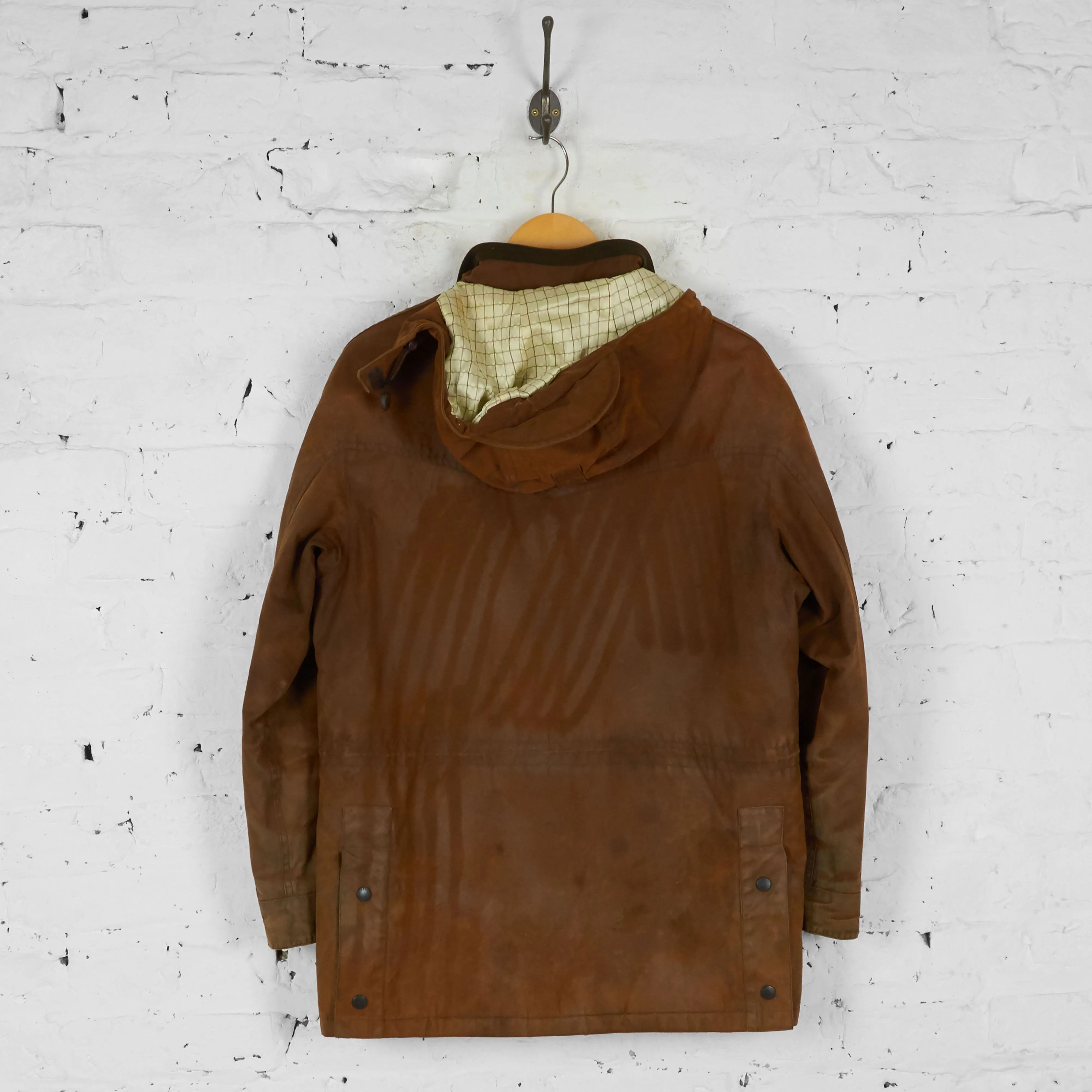 Womens Barbour Wax Jacket - Brown - Womens L