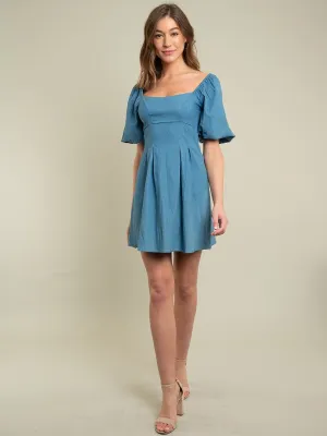 WOMEN'S MINI DENIM DRESS