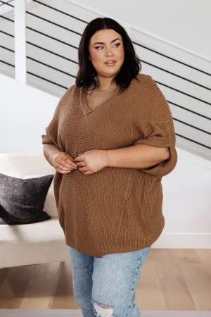 Wonder Why V-Neck Short-Sleeved Sweater