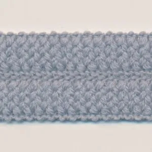 Wool Knit Binder Tape #27 Blue Gray