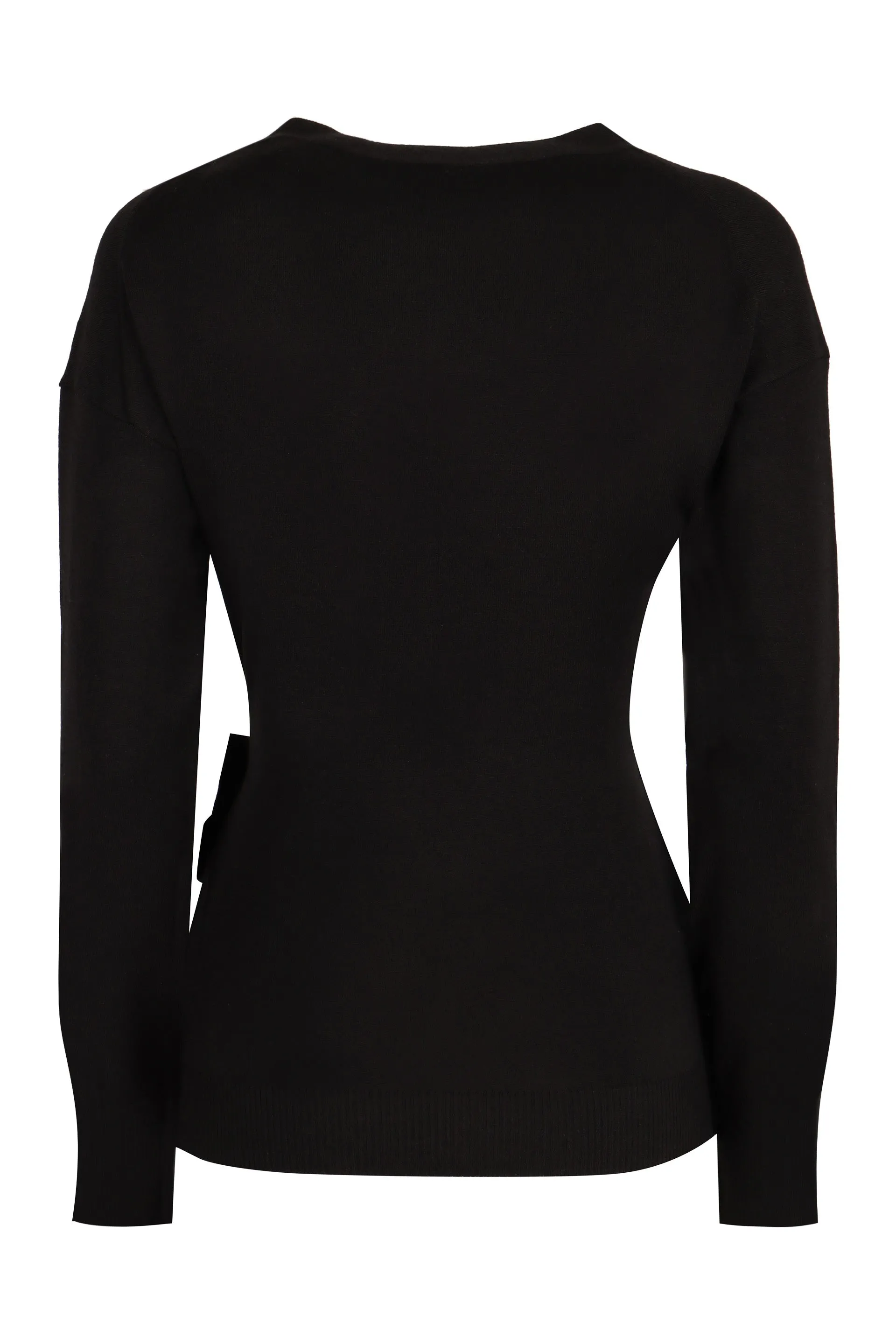 Wool V-neck sweater