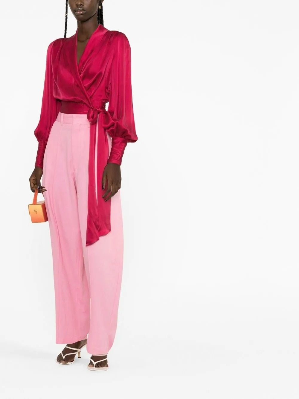 Wrap blouse