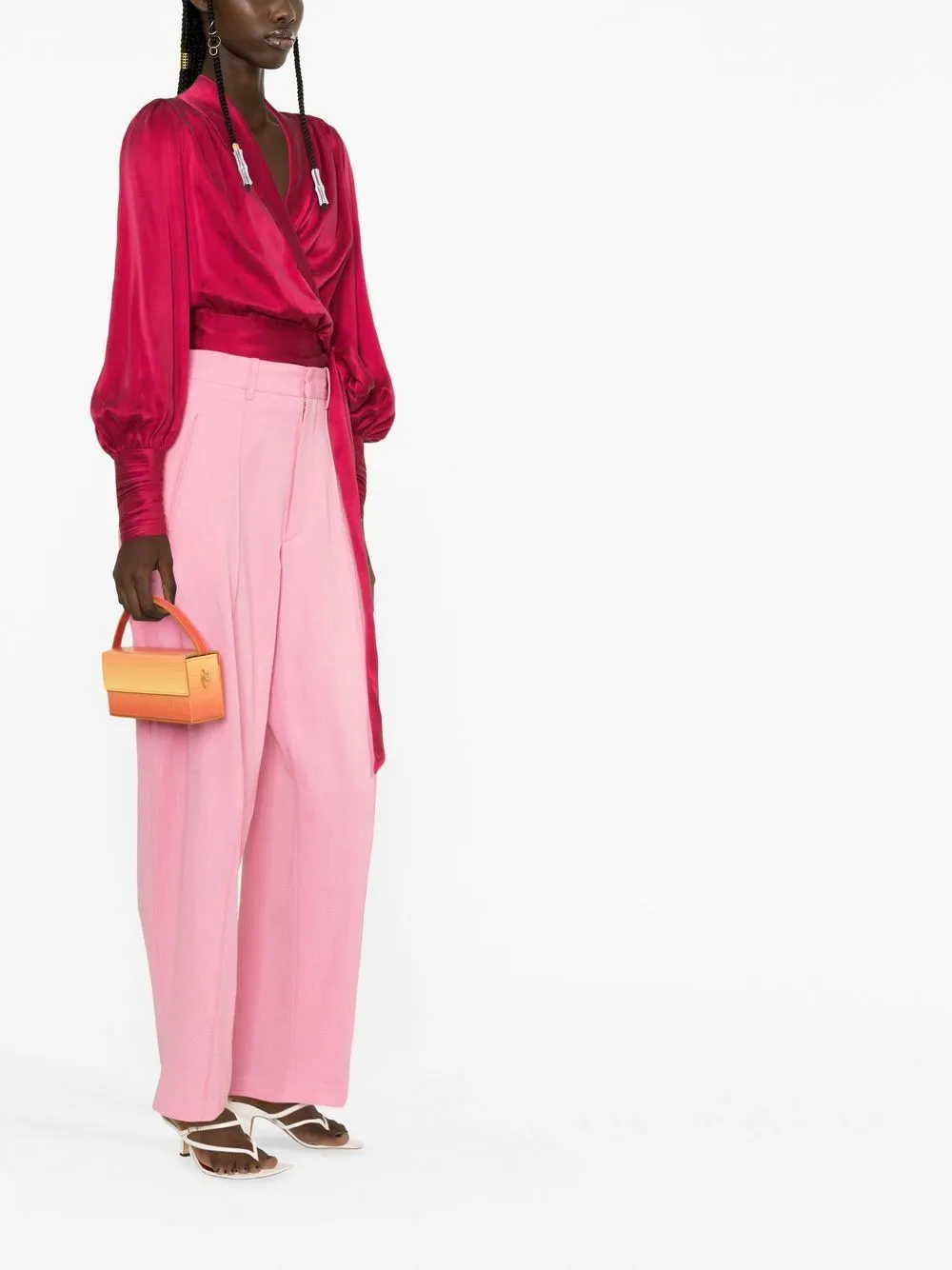 Wrap blouse