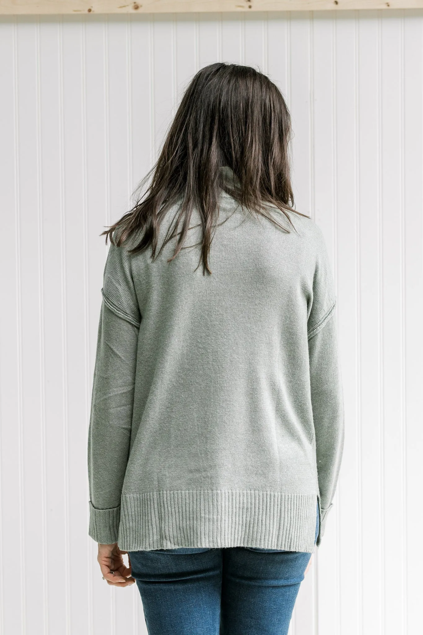 X Olivia High Neck Sweater