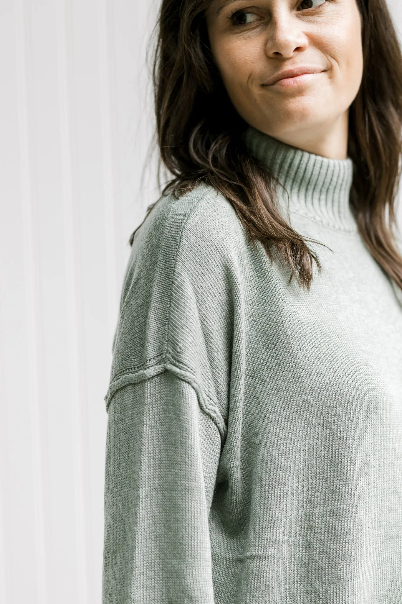 X Olivia High Neck Sweater