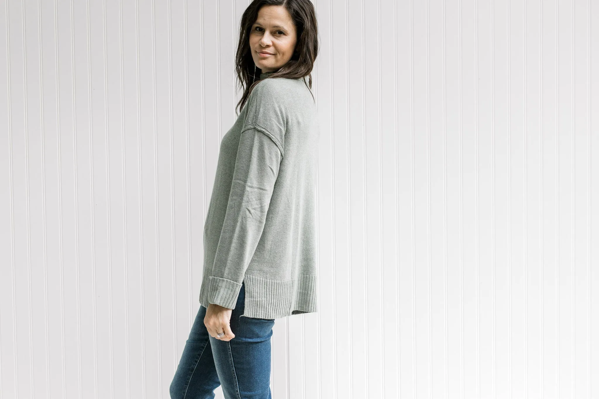 X Olivia High Neck Sweater