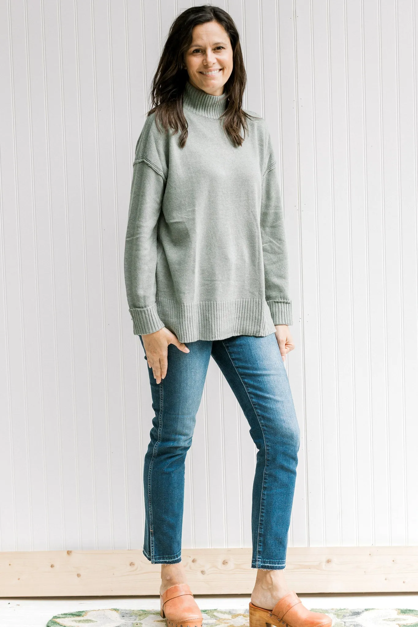 X Olivia High Neck Sweater