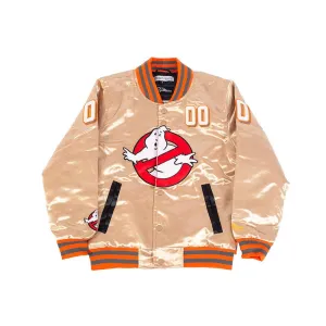 YOUTH GHOSTBUSTERS SATIN JACKET (TAN)